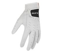 Rife Men's RX Cabretta Golf Glove, medium | American Golf white medium