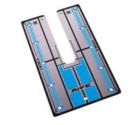 Rife Putting Golf Mirror Training Aid - Alignment & Stroke Path Practice Tool with Gate Pegs and Carry Case