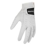 Rife RX Cabretta Golf Glove - Men's Durable Premium Leather Left Hand Right All Weather Grip Golfer Gloves - Medium/Large