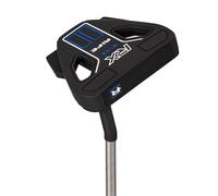 Rife RX Nine Right Hand Golf Putter - Roll Groove Technology Mallet, Cast 6061 Aluminium, Satin Black Finish, 34” Chrome Steel Shaft