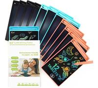 Riff Ruffle Goodie Gifts LCD Writing Tablet for Kids - 12-Pack Writing Tablets, 6.5" Doodle Board, One-Click Erasure, Easy to Use Drawing Board - LCD Tablet Writing Board Gifts, Kids Drawing Pad Toys