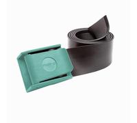 Riffe Rubber Weight Belt (Black) With Caribbean Blue Glass Filled Nylon Buckle, For Freediving and Spearfishing - Quick-Release Lever Ensures Safety On The Water, 54 Inch's Length