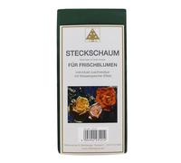 Riffelmacher & Weinberger 23121 - Foam for Fresh Flowers, Optimal Water Supply for Arrangements, Floral Mass for DIY, Floristry and Wedding, Size 23 x 11 x 7.5 cm, Green, 23 x 11 x 7,5 cm