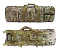 Rifle Bag with Molle System - Long Gun Backpack for Hunting and Shooting, Camouflage, 117cm/46in - Ideal for Firearm Transportation and Range Use