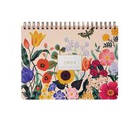 RIFLE PAPER CO. 2024 Blossom 12-Month Top Spiral Planner - Monthly and Weekly Dated Planner, Sturdy Double Spiral Top, Space for Monthly Notes and Weekly To Do List