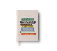 RIFLE PAPER CO. Book Club Embroidered Book Journal, Keep Notes, Daily Events and Personal Area to Capture your Thoughts, Perfect for a Keepsake Journal or Diary