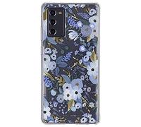 Rifle Paper Co. Case for Samsung Galaxy Note 20 5G - Floral Design - 10ft Drop Protection - 6.7 Inch - Garden Party Blue