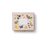RIFLE PAPER CO. Curio Thank You Keepsake Card Boxed Set of 8, 4.25" L x 5.5" W Blank Interior Lets Your Thoughtful Handwritten Note Take Center Stage, Crafted in the USA