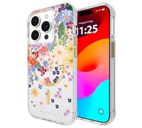 Rifle Paper Co. iPhone 15 Pro Case [Compatible with MagSafe] [12ft Drop Protection] Cute iPhone Case 6.1" with Floral Pattern, Anti-Scratch Tech, Shockproof Material, Slim Fit - Margaux