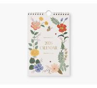RIFLE PAPER CO. Kitchen Calendar, Dated for the Months of January - December 2026, Monthly Illustrations, Remember Birthdays, Anniversaries, and Celebrations (9" L x 6" W), Strawberry Fields