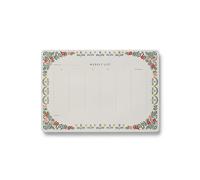RIFLE PAPER CO. Rosette Weekly Desk Pad 52 Tear-Off Pages, 9.75" L x 6.75" W, Doubles as a Mouse Pad, Helps You Map Out Your W or a Whole Year, Printed in Full Color