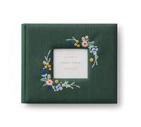 RIFLE PAPER CO. Wildwood Embroidered Heirloom Photo Album | Picture Book For Special Photos, Photograph Organizer for Wedding and Baby Images | Family Memory Keepsake Gift