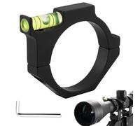 Riflescope Level Ring with Bubble, Anti-Cant Precision Scope Level for 34Mm Tubes, Lightweight Aluminum, Quick Installation for Accuracy Boost
