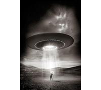 RIFOSA 12"x16" Alien Gardening Boards Ufo Vintage Metal Tin Sign Man Cave Bar Decor