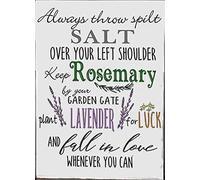 RIFOSA 12"X8" Practical Magic Inspired Tin Sign Witchcraft Wall Sign Witch Decor Vintage Metal Tin Signs