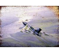 RIFOSA 6"x8" Vintage Aircraft Retro Tin Metal Sign Bar Pub Poster