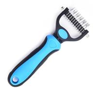 Rifrpha Pack of 2 Cat Brush Undercoat, Dog Brushes, Fur Flash Brush, Effective Removal of Undercoat, Double-Sided Fur Brush, Removes Knots, Carpets and Hair