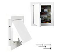 RIFWOVE Access Panel for Walls and Ceilings - White Metal Inspection Cover with Magnetic Push to Open Mechanism, Durable Aluminium Alloy Frame for Pipework, Electrical(6x18in/15.2x45.7cm)