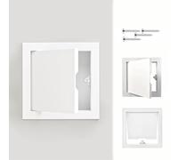 RIFWOVE Inspection Door, Magnetic Push Open Access Panel - Galvanised Steel & Aluminium Construction, for Flush Mount Ceiling/Wall Cavity Cover - for Bathroom, Kitchen, Loft(23.6x23.6in/60x60cm)
