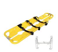 RIFWOVE Spine Board Stretcher Backboard for Patient, Patient Transport Plastics Ambulance Stretcher, EMT Backboard Immobilization, Medical Emergency Folding Portable Stretcher Folding Stretcher