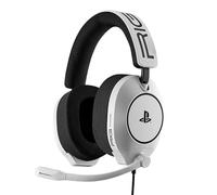 RIG R5 Spear PRO HS Wired Gaming Headset Officially Licensed for PlayStation, PS5, PS4, PC - 40mm Graphene Drivers, Tempest 3D Audio, Flip-to-Mute Mic, Memory Foam Cushions, 3.5mm -White