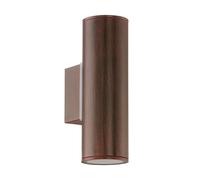 Riga Outdoor Wall Light EGLO Dark Brown One Size