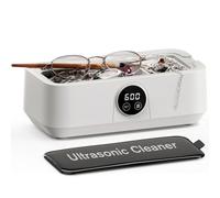 RIGATE Ultrasonic Jewelry Cleaner 46KHz Deep Cleaning Energy-Saving Design Multi-Purpose Use for Jewelry Eyeglasses Watches 600S Non-Stop Cleaning Compact Safe for Home Travel