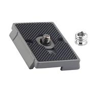 Rigdance 200PL-14 Quick Release Tripod Plate with 1/4 Screw for Manfrotto 323 RC2 Rapid Connect, 804RC2, 488RC2, 484RC2, 498/496/494RC2, 2498RC, 2486RC, 468MGRC2