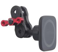 Rigdance Dash Mount Magnetic Cell Phone Holder for MagSafe iPhones All Smartphones - 20mm (0.787 inches) Attachment Ball for Bulletpoint Mounting Solutions (Phone Holder with 2.4" Friction Arm)