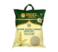 Rigel Spices | Athur Kichili Samba Rice | AGED 12+ MONTHS | GLUTEN FREE | Ancient Rice from India (2 KG)