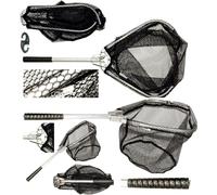 Rigged and Ready Compact, Folding Travel Fishing Landing Net -
