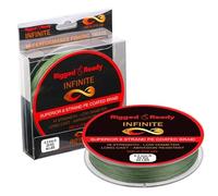 Rigged and Ready Infinite Hi-performance Fishing Braid-44lb 20kg PE Coated Line-200m. Braided 8 Strand Low Diameter No Stretch Long Cast Abrasion Resistant Fast Sink. River Lake Sea Fishing