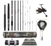 Rigged & Ready X Max Rod Fishing Bundle with RR5000 Reel, Net and Mat Max