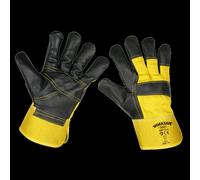 Rigger's Gloves Hide Palm - Pack of 6 Pairs