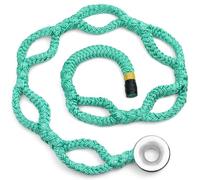 Rigging Ring Sling - 1.2" X 6’ Arborist Rope With Low Friction Ring 15t Max Load, 7 Pocket Adjustment Web Chain Slings Arborist Equipment - Great Anchor For Rope Puller In Tree Felling