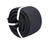 Rigging Rope,High Strength 8mm Double Braided Polyester Arborist Rigging Rope, 40m Tree Pulling Cord for Camping, Sailing, Anchor, Mooring - Durable 48 Strands Swing Line