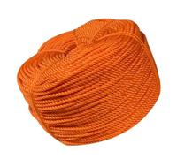 Rigging Rope,Multipurpose Waterproof Braided Polypropylene Rope 3/8" x 328' - Durable Marine Tie-Down & Rescue Rope for Arborists, DIY, and Yacht Applications - High Strength, 3-Strand Desi