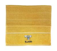 Riggs 100% Cotton 3 Pack 'Bee Humble' Bee Design Kitchen Hand Tea Towels in Ochre Yellow