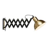 Riggs Wall Light with Plug - Antique Brass