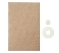 Righelling Grip Dots - Transparent Ruler Points, Silicone Circles Non Slip Clear | 30 Pieces Quilting Quilting Quilting Stickers, Sewing Guides Adhesive for Sure That Cut Access Supplies