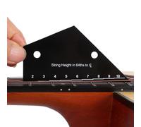 RIGHT ACTION ROPE GUITARD - Guitar Rule, LUTHIER Accessory | Precise Adjustment Tool for Measuring String Height Guitar, Bass, Ukulele, String Instrument