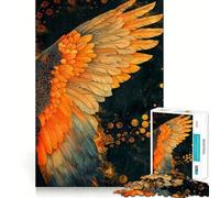 Right Angel Wing 1000 Pieces Jigsaw Puzzles for Teenagers Memory Upgrade Casual Relax Sharp Cut Art Display (50x75cm)