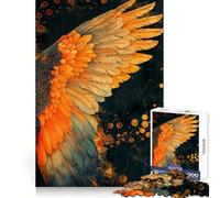 Right Angel Wing 1000 Pieces Jigsaw Puzzles for Teenagers Memory Upgrade Casual Relax Sharp Cut Art Display (50x75cm)