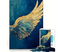 Right Angel Wing Jigsaw Puzzle for Teenagers 1000 Pieces Reason Skill Toy Calming Play Exact Cut Perfect Present (38x52cm)