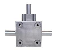 Right Angle Bevel Gearbox, 90 Degree Gearbox 20mm Diameter Three Shaft 1:1 Transmission Ratio