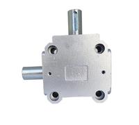 Right Angle Bevel Gearbox, 90 Degree Steering Commutator 2.5 Module 16 Teeth Bevel Gear Right Angle Gearbox 20mm x 35mm Shaft