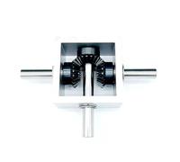 Right Angle Bevel Gearbox, Gearbox Manual 1Pc 1:1 Transmission 90 Degree Steering Right Angle Mechanical Commutator 10mm Shaft Reversing Module 1.25 20 Teeth