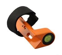 Right Angle Bubble Level 90 Degree for Levelling Staff Telescopic Pole Die-Cast Aluminum Body High Visibility Vial Professional Grade(b)