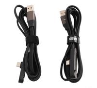Right Angle Charging Cable 1.5m for Hands-Free View(240W A-C（2pcs））)