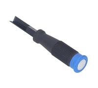 Right Angle Chisel with Square Corner Blade - Chrome Vanadium Steel Woodworking Tool with TPR Handle for Slotting and Joinery